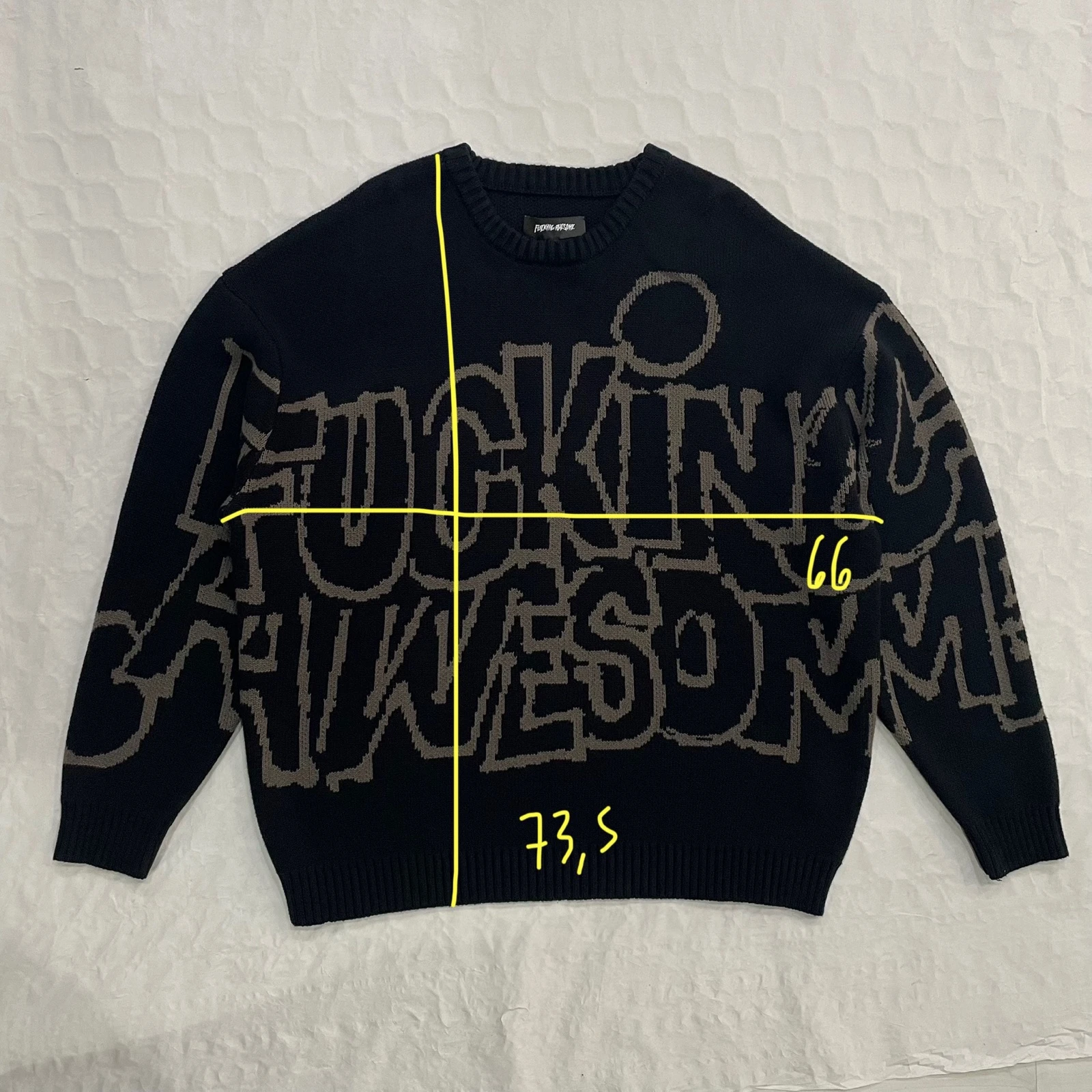 Fucking Awesome PBS Knit Sweater (Black) – photo 3